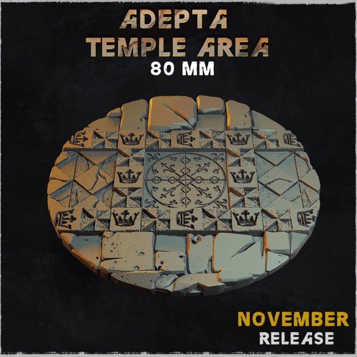 Mediocre StudiosAdepta Temple BasesTabletop Gaming Miniature