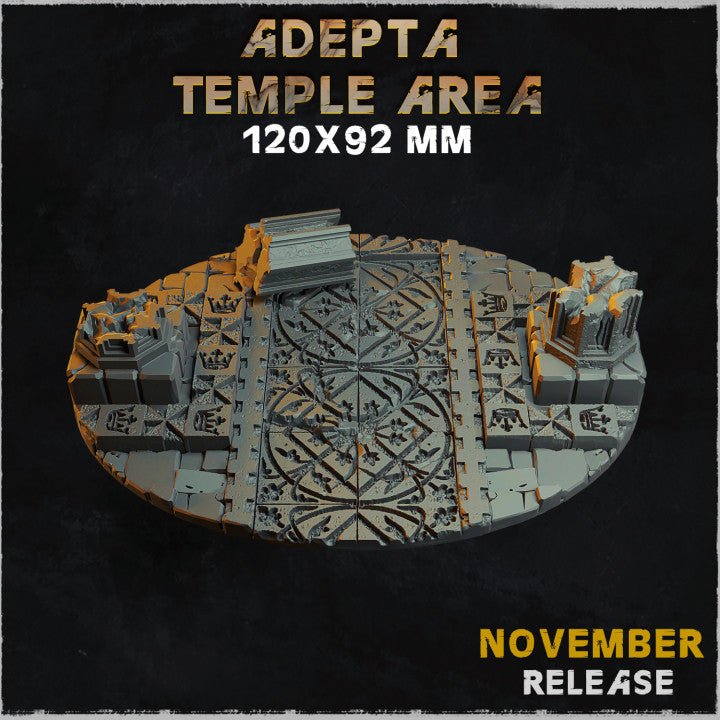 Mediocre StudiosAdepta Temple BasesTabletop Gaming Miniature