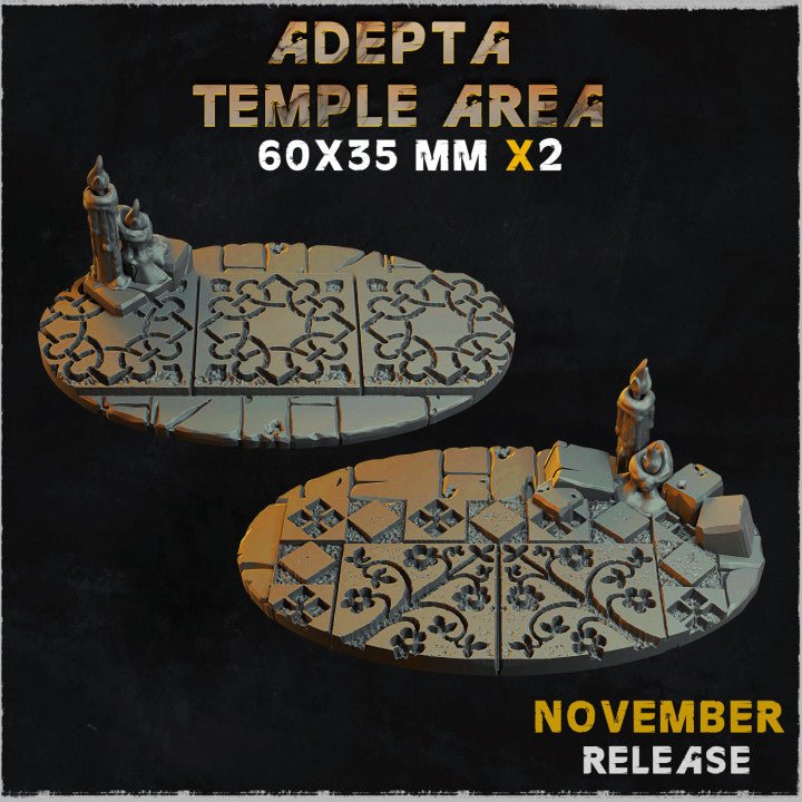 Mediocre StudiosAdepta Temple BasesTabletop Gaming Miniature