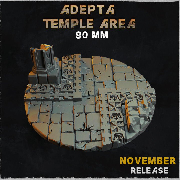 Mediocre StudiosAdepta Temple BasesTabletop Gaming Miniature