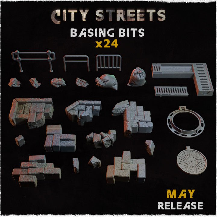 Mediocre StudiosCity Streets Barricades & Basing