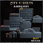 Mediocre StudiosCity Streets Barricades & Basing