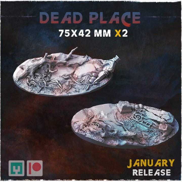 Mediocre StudiosDead Place Bases & ToppersTabletop Gaming Miniature