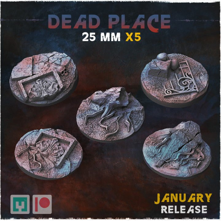 Mediocre StudiosDead Place Bases & ToppersTabletop Gaming Miniature