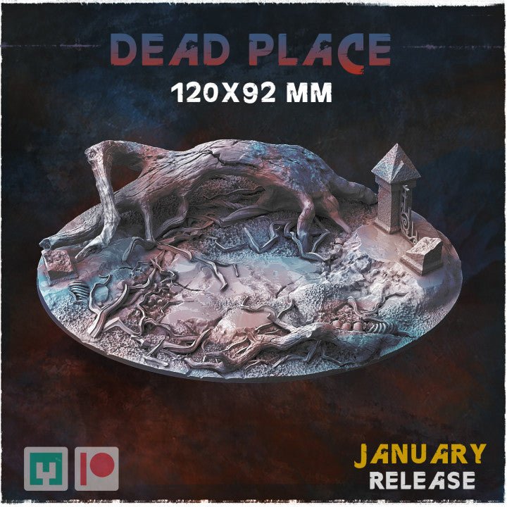 Mediocre StudiosDead Place Bases & ToppersTabletop Gaming Miniature