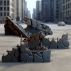 Mediocre StudiosDestroyed City Barricades & RubbleTabletop Gaming Miniature