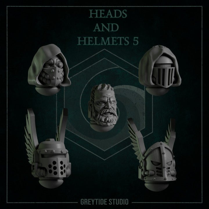 Mediocre StudiosEternal Pilgrim - Heads & Helmets BundleTabletop Gaming Miniature