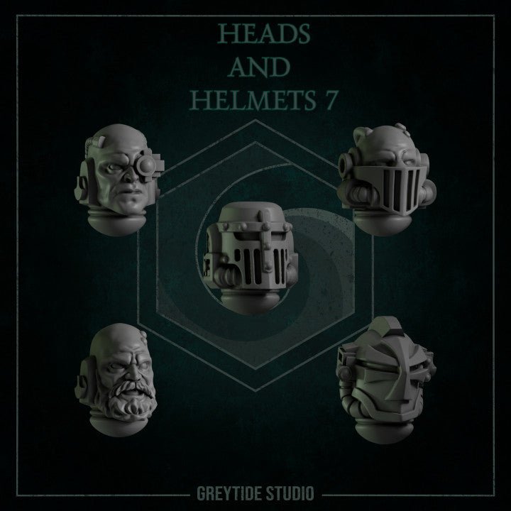 Mediocre StudiosEternal Pilgrim - Heads & Helmets BundleTabletop Gaming Miniature