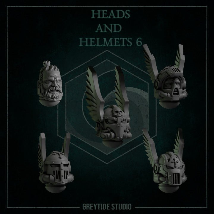 Mediocre StudiosEternal Pilgrim - Heads & Helmets BundleTabletop Gaming Miniature