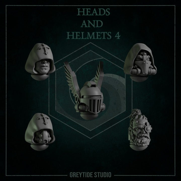 Mediocre StudiosEternal Pilgrim - Heads & Helmets BundleTabletop Gaming Miniature