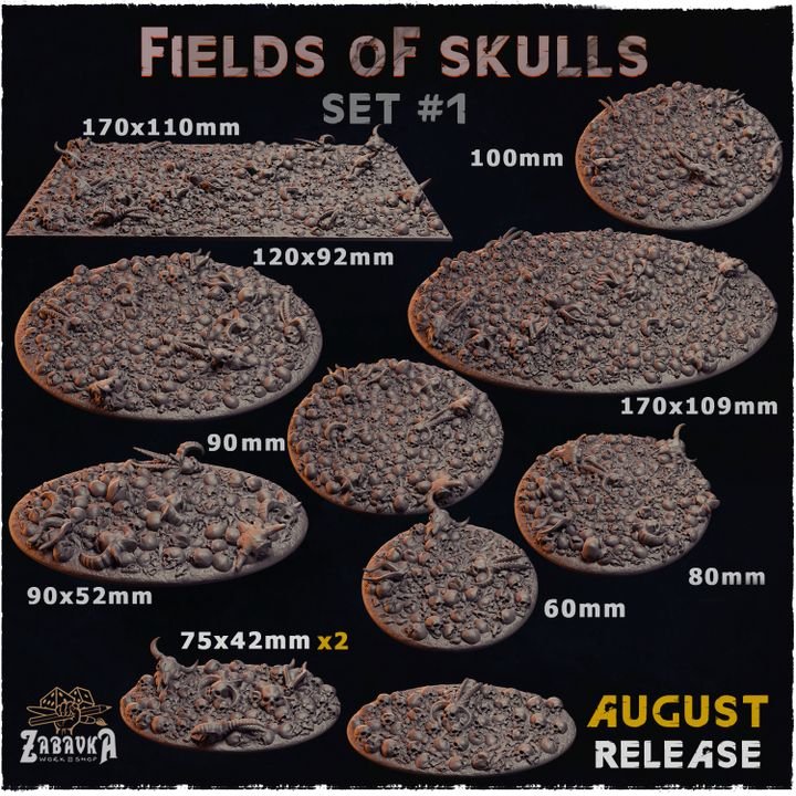 Mediocre StudiosField of Skulls BasesTabletop Gaming