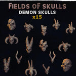 Mediocre StudiosField of Skulls - Deamon SkullsTabletop Gaming