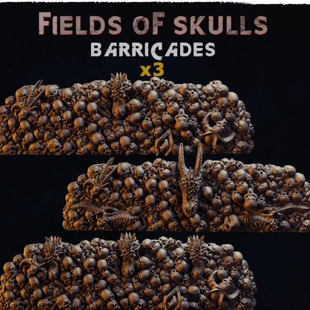 Mediocre StudiosFields of Skulls - BarricadesTabletop Gaming