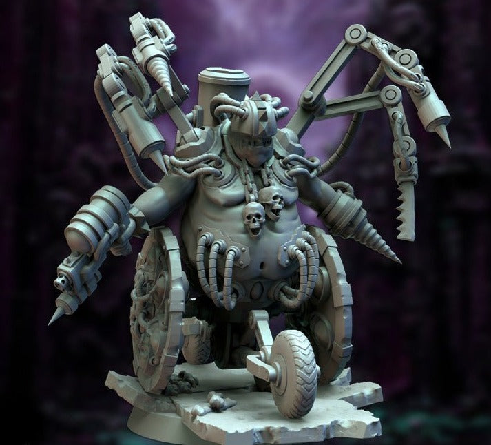 Mediocre StudiosMorgo, the Skull Driller (Hero)Tabletop Gaming Miniature