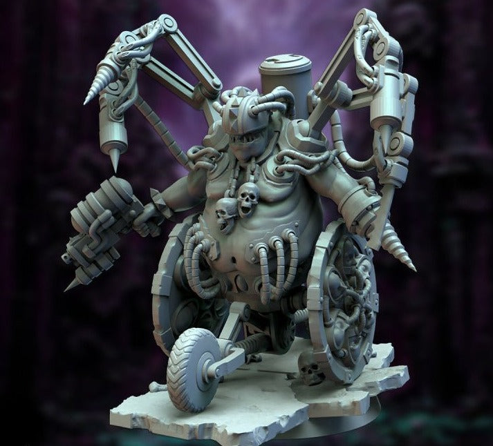 Mediocre StudiosMorgo, the Skull Driller (Hero)Tabletop Gaming Miniature