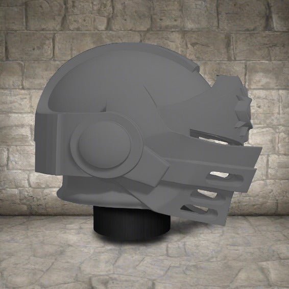 Mediocre StudiosSilver Warden Demon Slayer Helmet3D Model STL