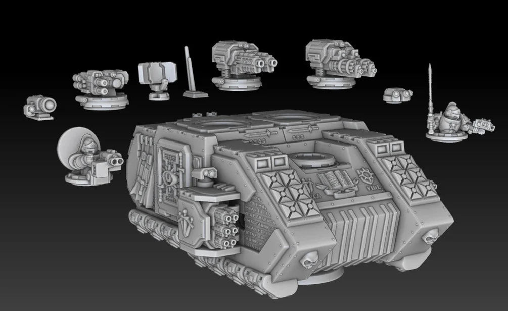 Mediocre StudiosGrav Raider TankTroop CarrierTabletop Gaming Miniature