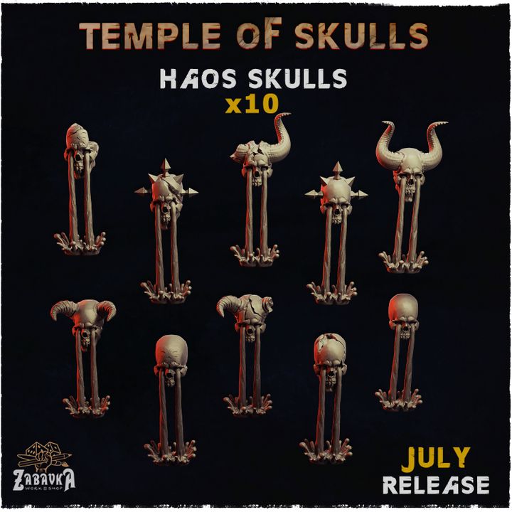 Mediocre StudiosTemple of Skulls - Haos SkullsTabletop Gaming